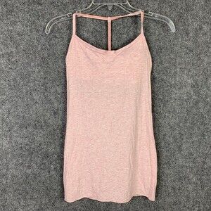 Lululemon Tank Top Pink Removable Bra Pads No Size Tags